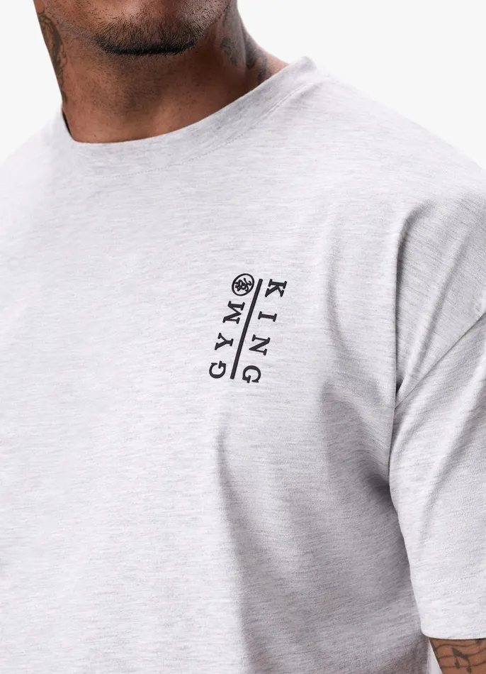 Gym King TShirts Men Division Tee 8211 Snow Marl