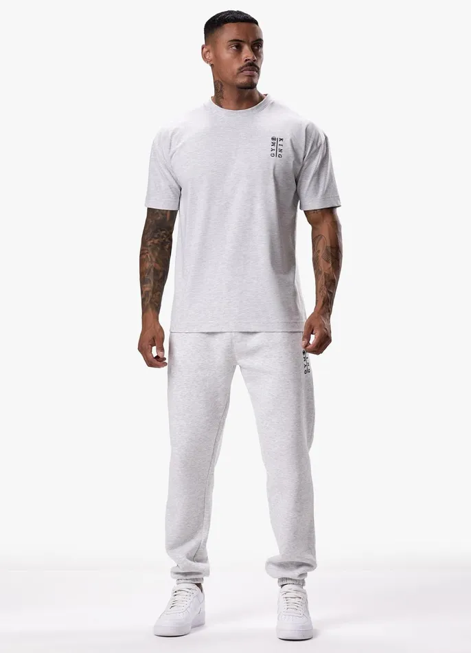 Gym King TShirts Men Division Tee 8211 Snow Marl