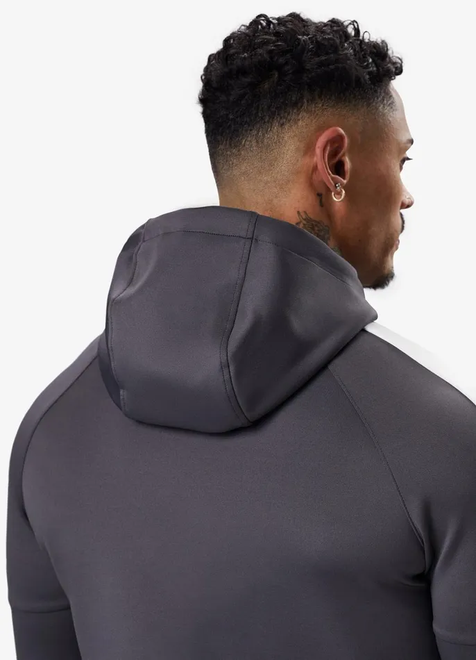 Gym King Tracksuit Tops Men Core Plus Poly FZ Hood 8211 Graphite
