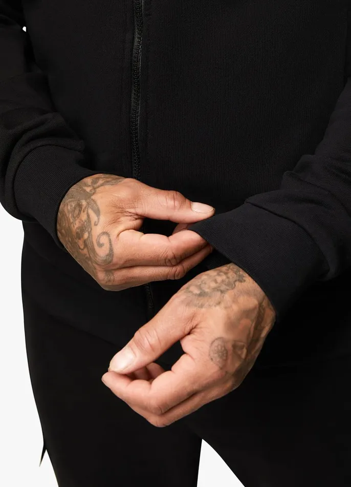 Gym King Tracksuit Tops Men Eclipse FZ Hood 8211 Black
