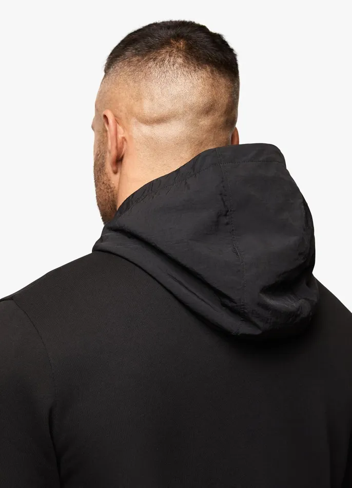 Gym King Tracksuit Tops Men Eclipse FZ Hood 8211 Black