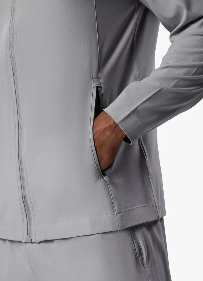 Gym King Tracksuit Tops Men Flex Woven Tracksuit Top 8211 Urban Grey