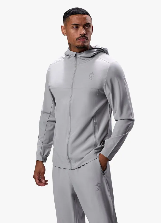 Gym King Tracksuit Tops Men Flex Woven Tracksuit Top 8211 Urban Grey