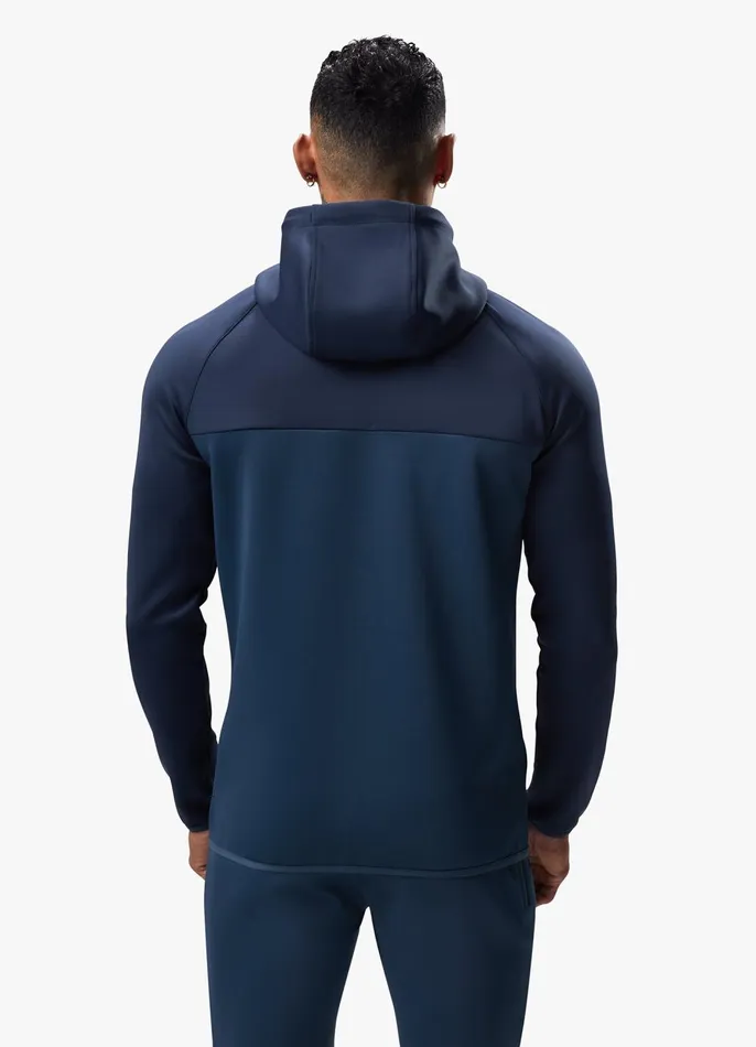 Gym King Tracksuit Tops Men Precision FZ Hood 8211 Twilight BlueStorm Blue