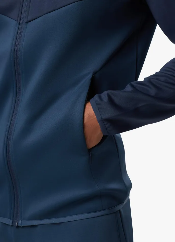 Gym King Tracksuit Tops Men Precision FZ Hood 8211 Twilight BlueStorm Blue