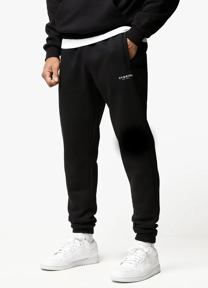 Gym King Tracksuits Men Established Tracksuit 8211 Black Gym King Tracksuits Men Established Tracksuit 8211 Black