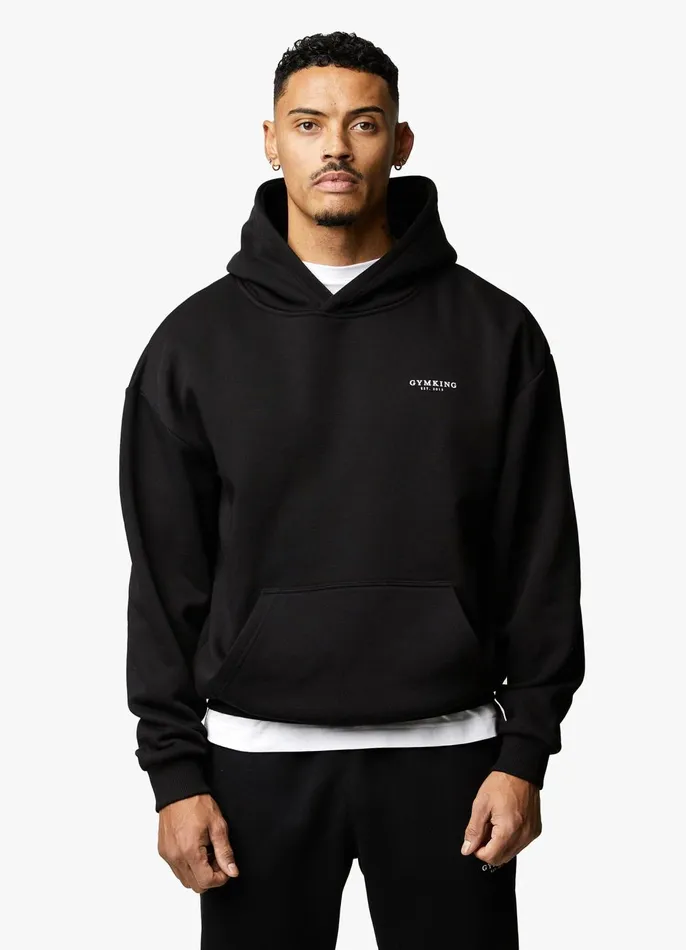Gym King Tracksuits Men Established Tracksuit 8211 Black Gym King Tracksuits Men Established Tracksuit 8211 Black