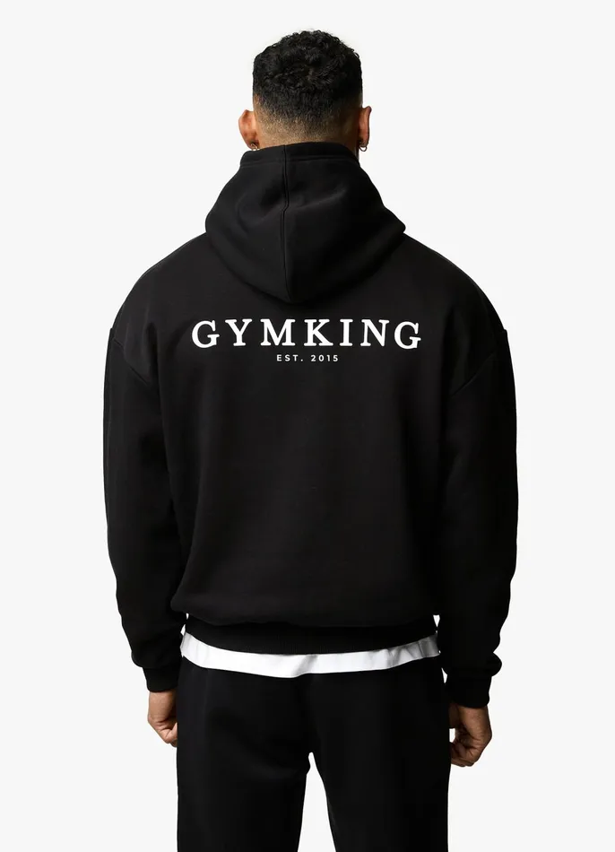 Gym King Tracksuits Men Established Tracksuit 8211 Black Gym King Tracksuits Men Established Tracksuit 8211 Black