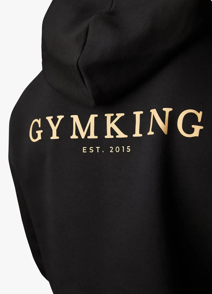 Gym King Tracksuits Men Established Tracksuit 8211 BlackGold