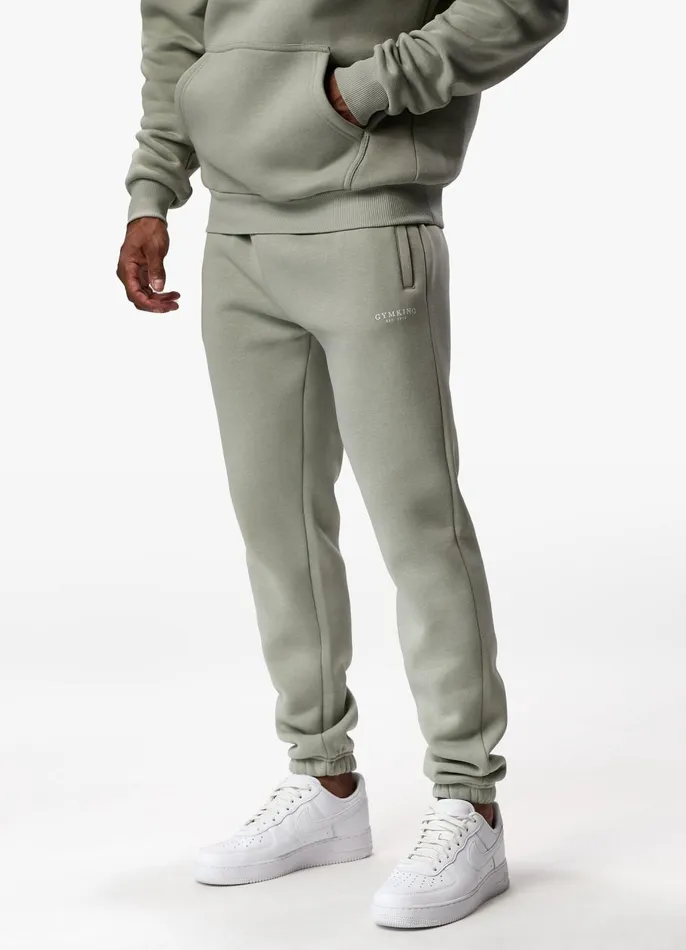 Gym King Tracksuits Men Established Tracksuit 8211 Sage Grey