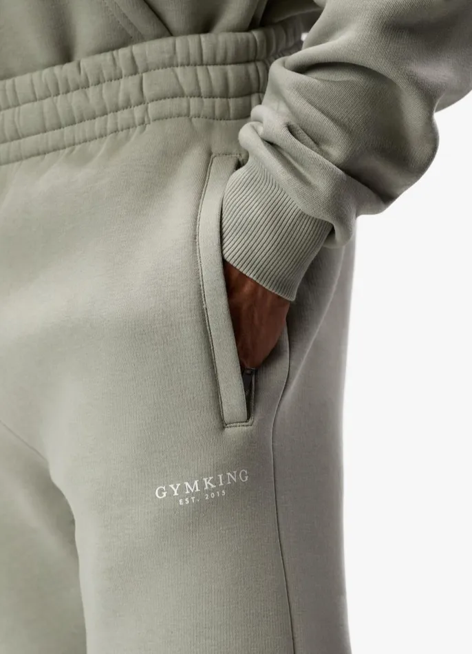 Gym King Tracksuits Men Established Tracksuit 8211 Sage Grey
