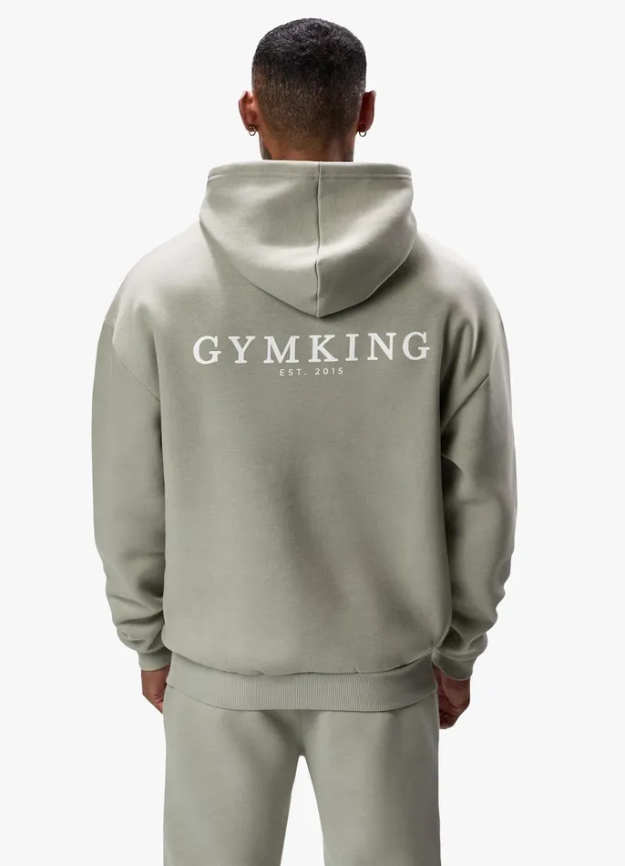 Gym King Tracksuits Men Established Tracksuit 8211 Sage Grey