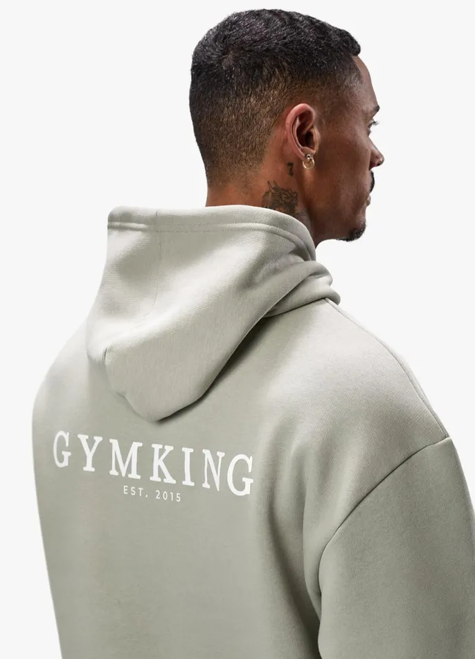 Gym King Tracksuits Men Established Tracksuit 8211 Sage Grey