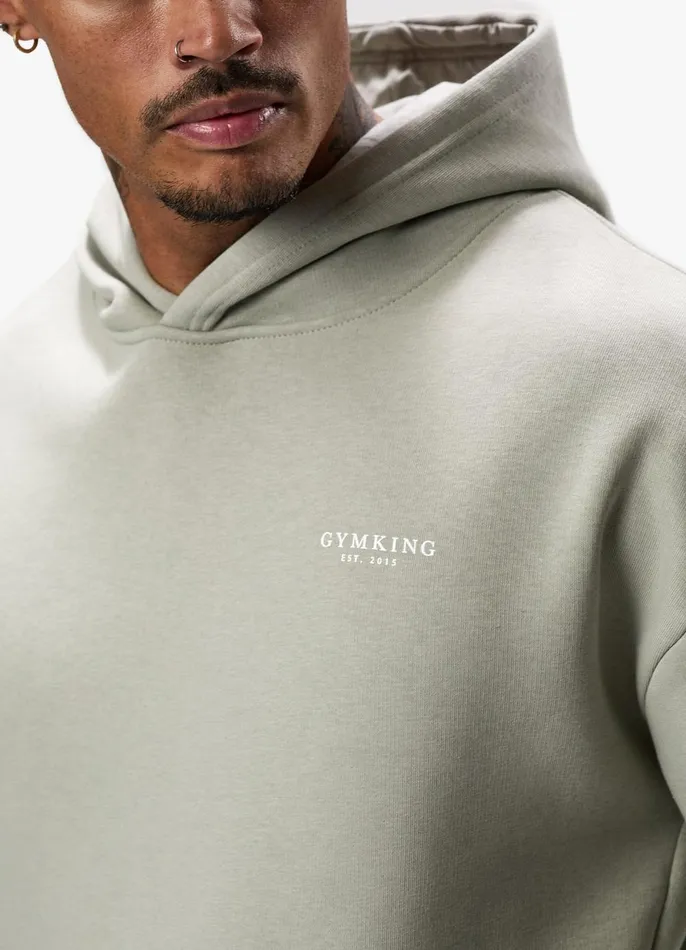 Gym King Tracksuits Men Established Tracksuit 8211 Sage Grey