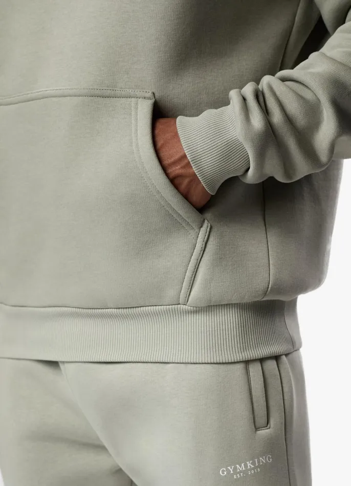 Gym King Tracksuits Men Established Tracksuit 8211 Sage Grey