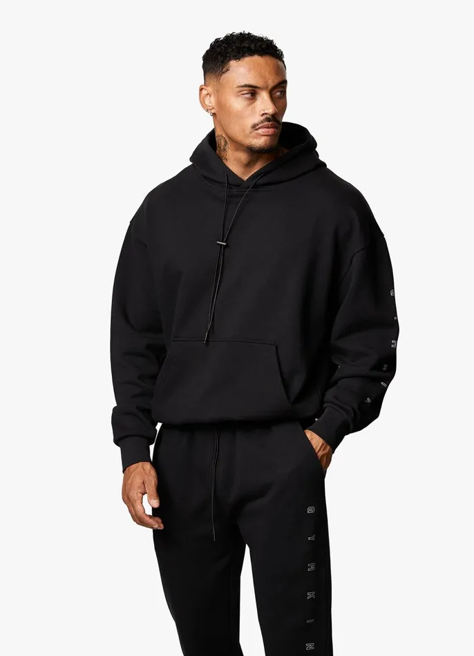 Gym King Tracksuits Men Stealth Loopback Tracksuit 8211 Black