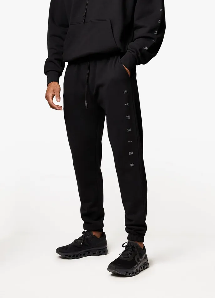 Gym King Tracksuits Men Stealth Loopback Tracksuit 8211 Black