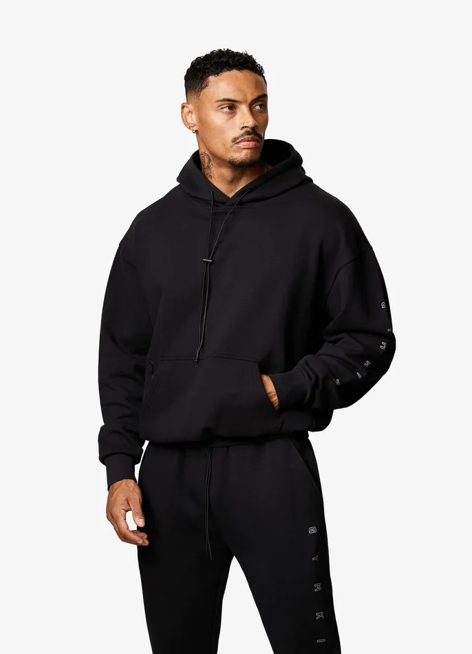 Gym King Tracksuits Men Stealth Loopback Tracksuit 8211 Black