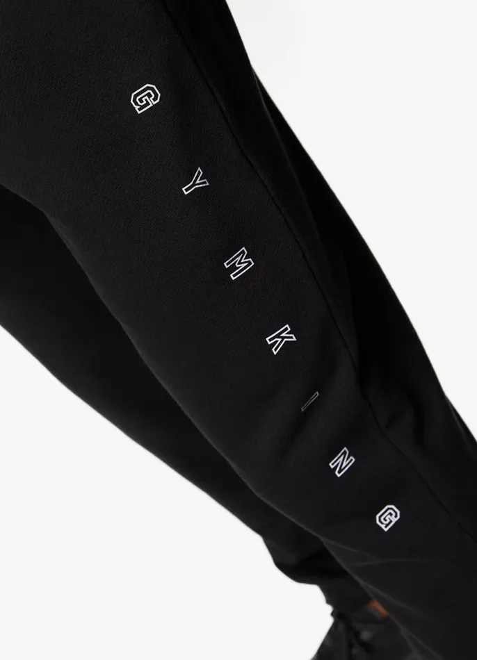 Gym King Tracksuits Men Stealth Loopback Tracksuit 8211 Black