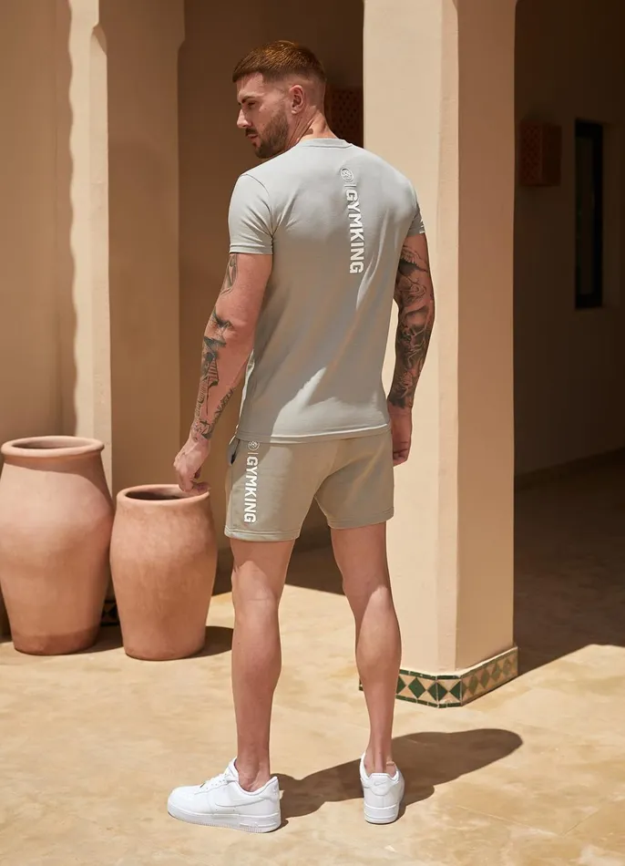 Gym King Twin Sets Men Aventus Short 8211 Taupe