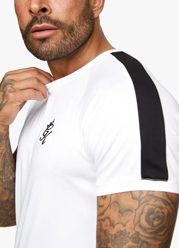 Gym King Twin Sets Men Core Plus Poly Tee 8211 White