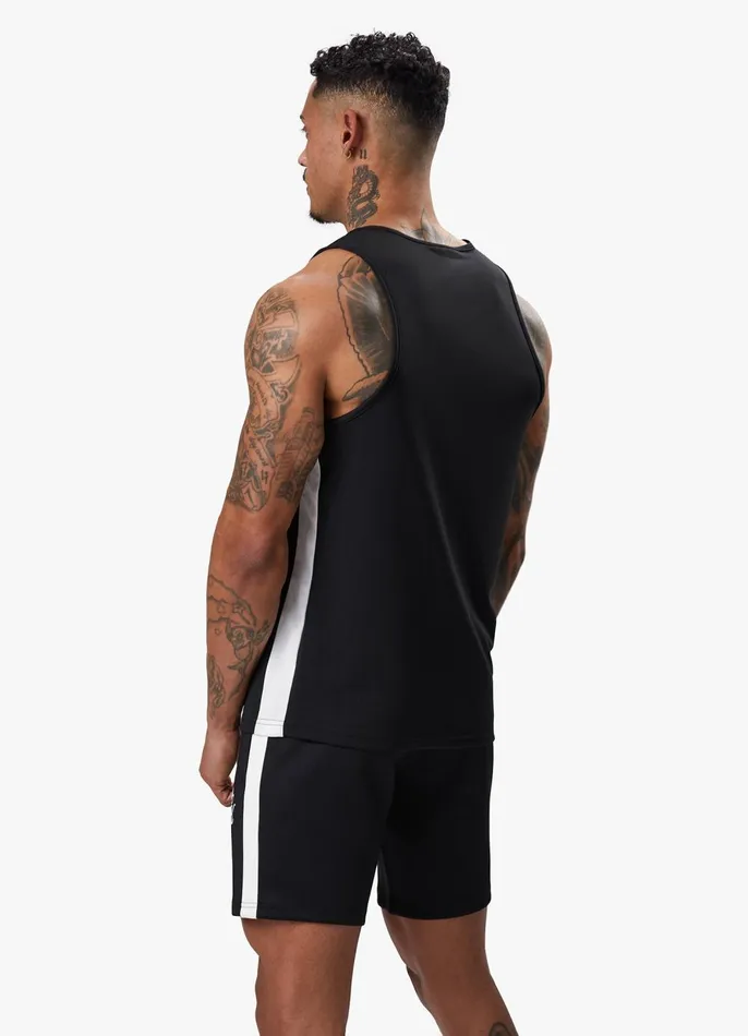 Gym King Vests Men Core Plus Poly Vest 8211 Black
