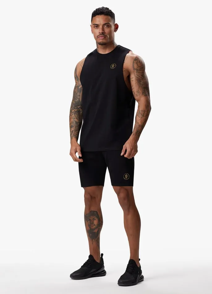 Gym King Vests Men Fight Division Vest 8211 BlackGold