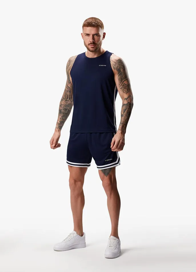 Gym King Vests Men Higher State Vest 8211 Navy