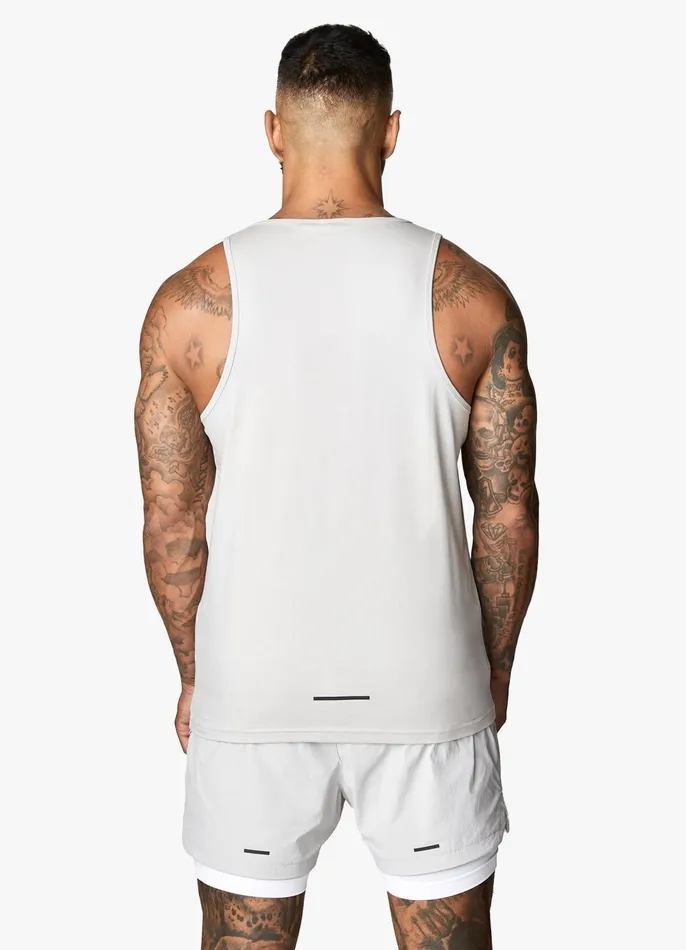 Gym King Vests Men Rebellion Vest 8211 Light Grey