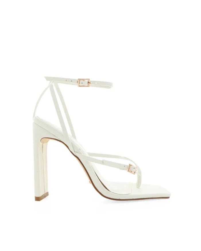 Heels Billini Block Heels BRIA WHITE