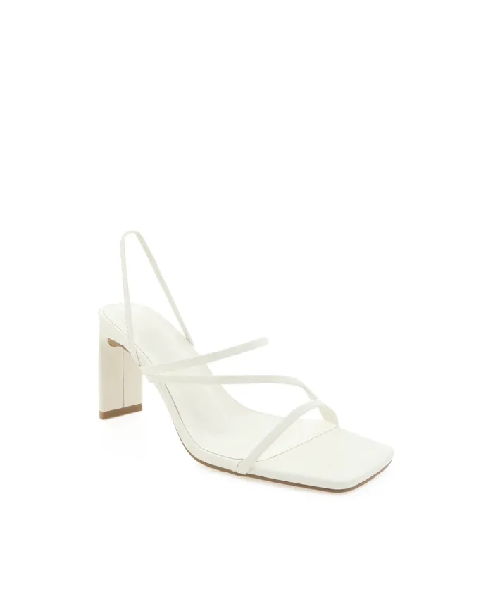 Heels Billini Block Heels GENNA WHITE