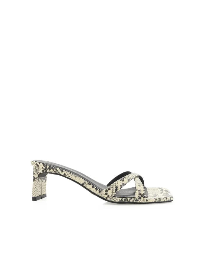 Heels Billini Block Heels YAHARA CREAM SNAKE