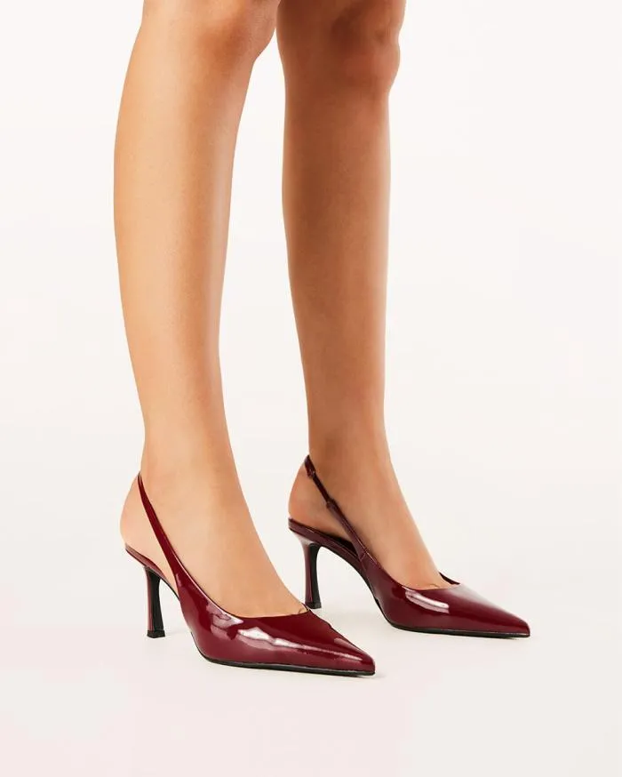 Heels Billini Stiletto Heels XEENIA CHERRY RED PATENT