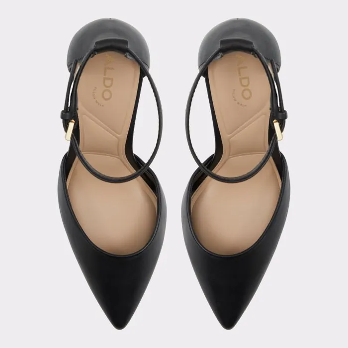 Heels Women ALDO Faith Black Strappy Block Heel
