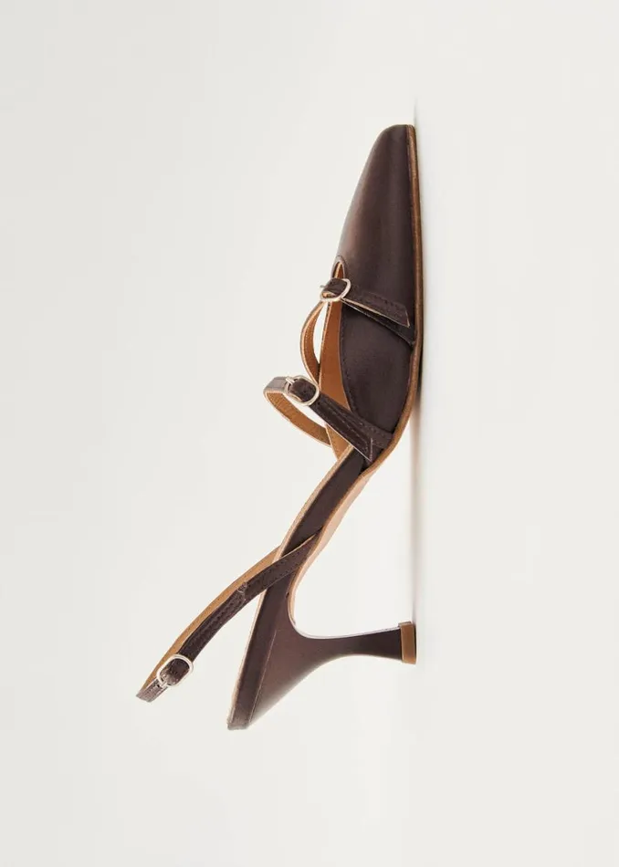 Heels Women ALOHAS Joelle Brown Leather Pumps
