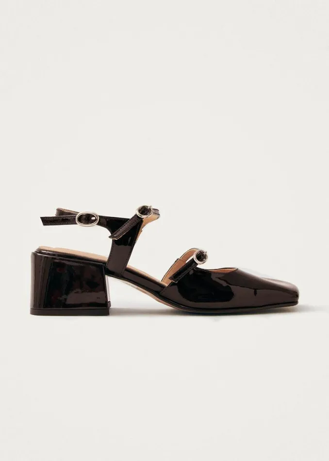 Heels Women ALOHAS Withnee Onix Brown Leather Pumps