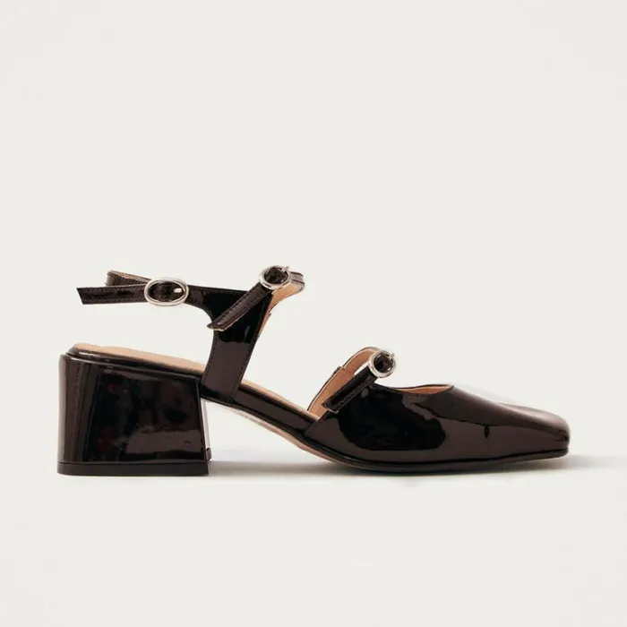 Heels Women ALOHAS Withnee Onix Brown Leather Pumps