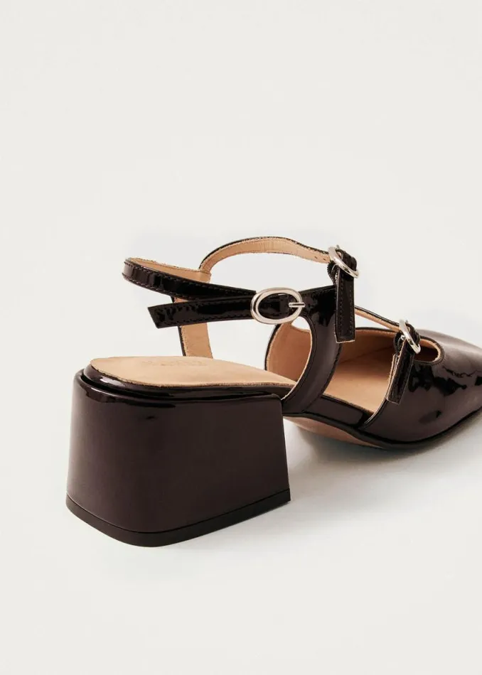 Heels Women ALOHAS Withnee Onix Brown Leather Pumps