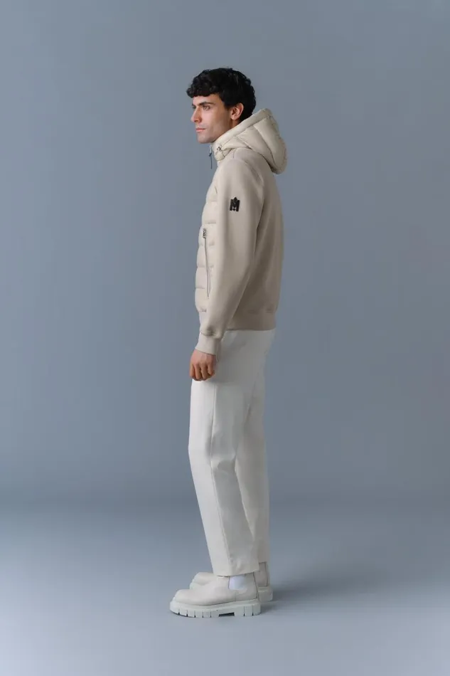 Hoodies and Tops Men Mackage FRANKR Hybrid Jacket With Hood Black Hoodies and Tops Men Mackage FRANKR Hybrid Jacket With Hood Black