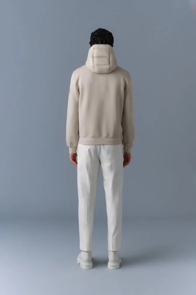 Hoodies and Tops Men Mackage FRANKR Hybrid Jacket With Hood Black Hoodies and Tops Men Mackage FRANKR Hybrid Jacket With Hood Black