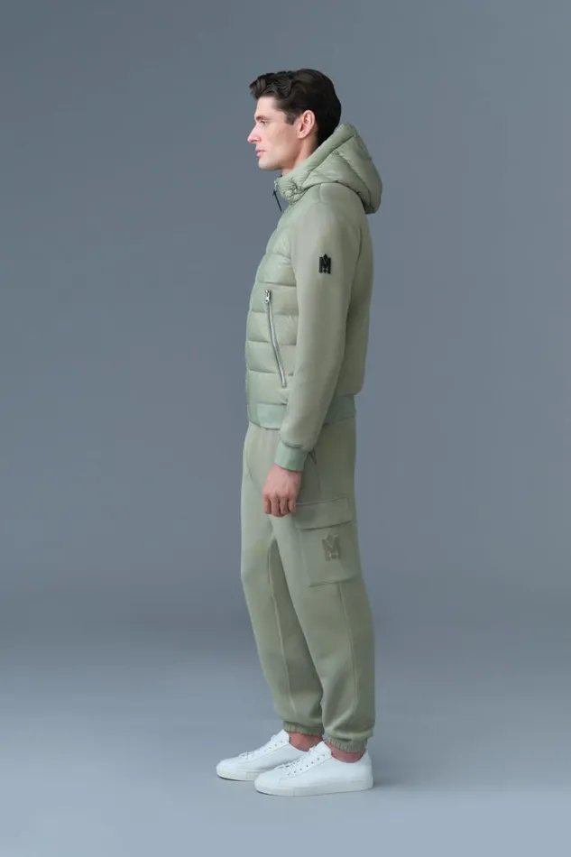 Hoodies and Tops Men Mackage FRANKR Hybrid Jacket With Hood Black Hoodies and Tops Men Mackage FRANKR Hybrid Jacket With Hood Black