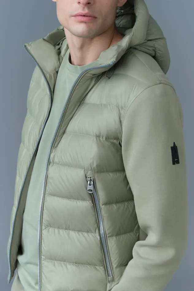 Hoodies and Tops Men Mackage FRANKR Hybrid Jacket With Hood Black Hoodies and Tops Men Mackage FRANKR Hybrid Jacket With Hood Black