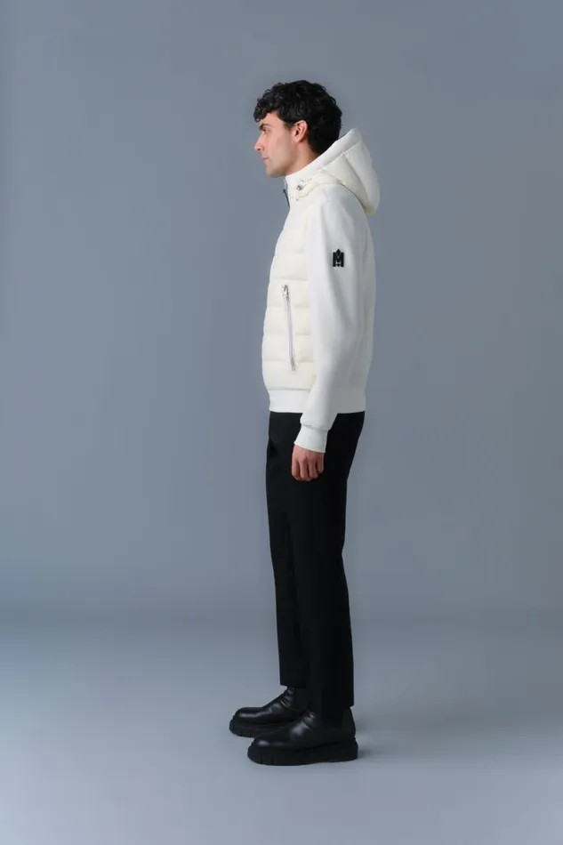 Hoodies and Tops Men Mackage FRANKR Hybrid Jacket With Hood Black Hoodies and Tops Men Mackage FRANKR Hybrid Jacket With Hood Black