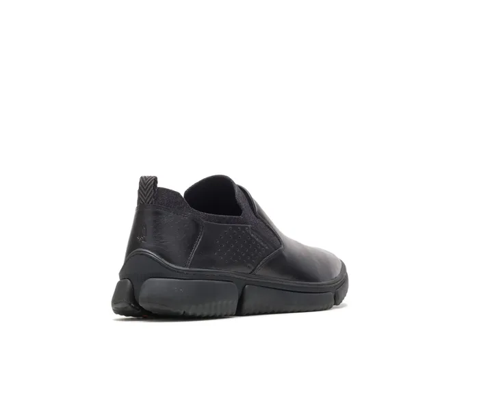 Hush Puppies Bennet Plain Toe SlipOn Black Leather Men SlipOns Hush Puppies Bennet Plain Toe SlipOn Black Leather Men SlipOns