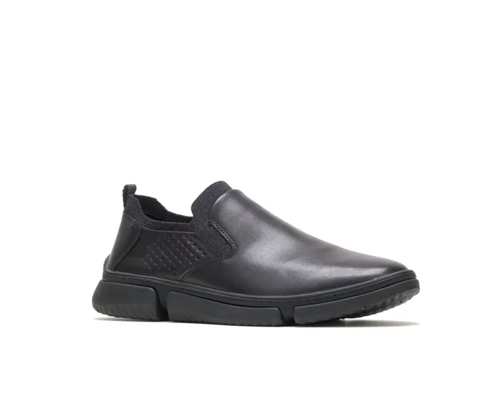 Hush Puppies Bennet Plain Toe SlipOn Black Leather Men SlipOns Hush Puppies Bennet Plain Toe SlipOn Black Leather Men SlipOns