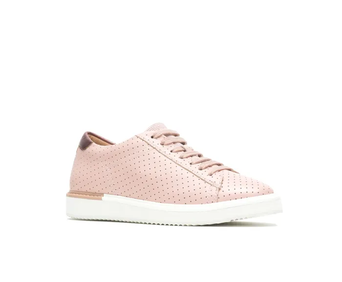 Hush Puppies Sabine Sneaker Pale Blush Perf Leather Women Sneakers
