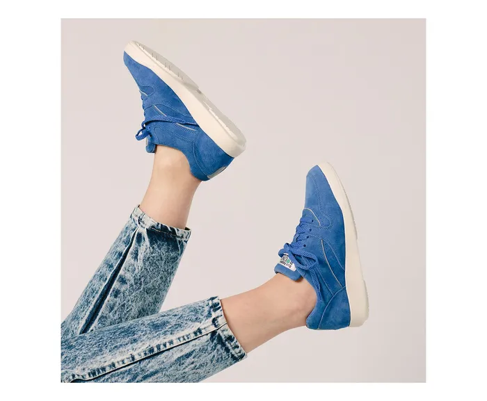 Hush Puppies Upbeat Sky Blue Suede Women Walking Shoes Hush Puppies Upbeat Sky Blue Suede Women Walking Shoes