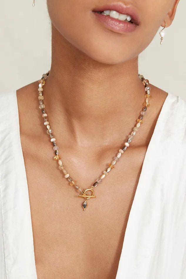 Indira Toggle Necklace Abalone Mix Women Chan Luu Necklaces