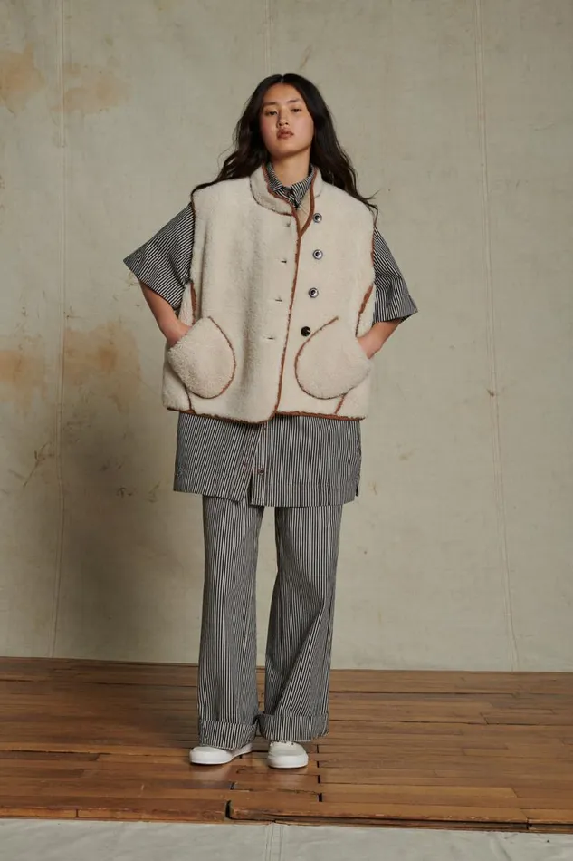 Jackets and Coats Women Soeur ARNOLD BODYWARMER Ivory