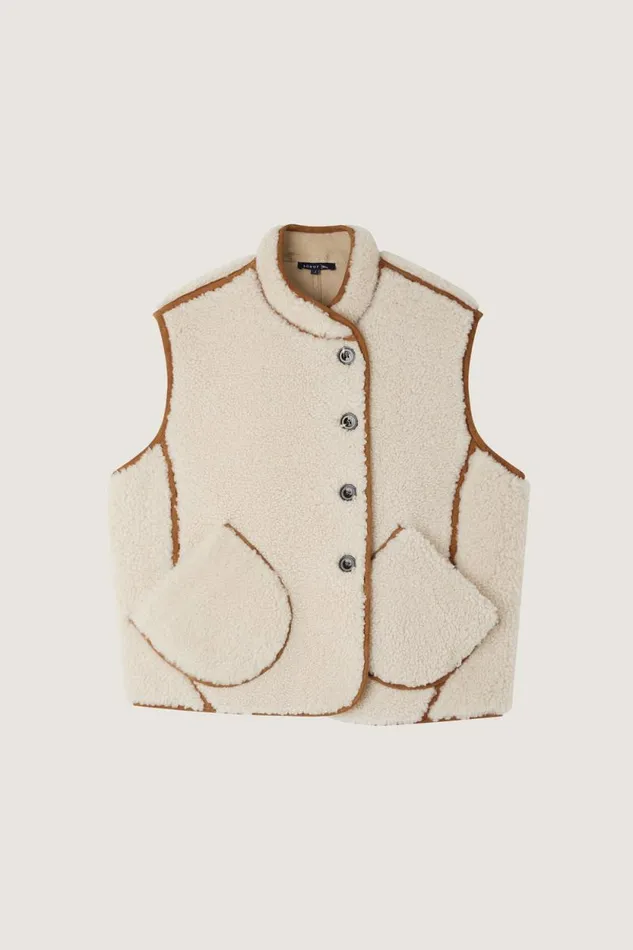 Jackets and Coats Women Soeur ARNOLD BODYWARMER Ivory